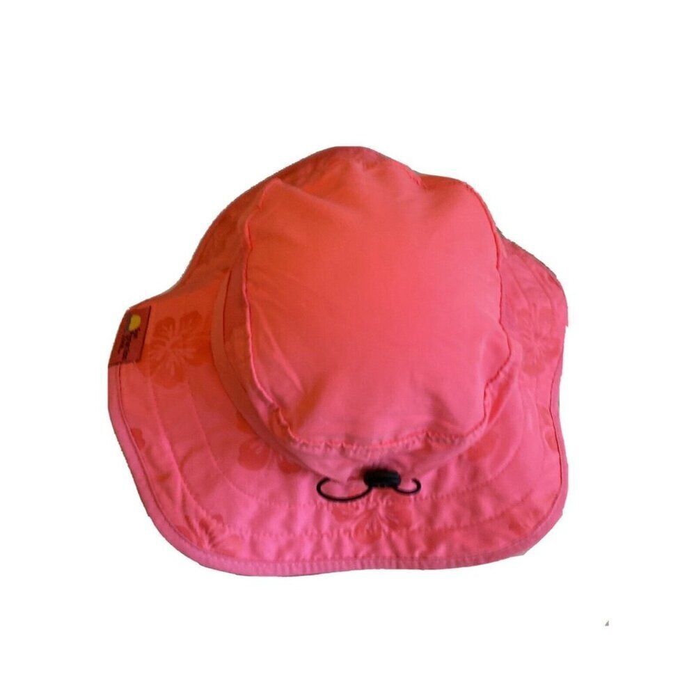 Sun‎ Protection Zone Kids UPF 50+ Safari Girls Sun Hat Pink Flowers